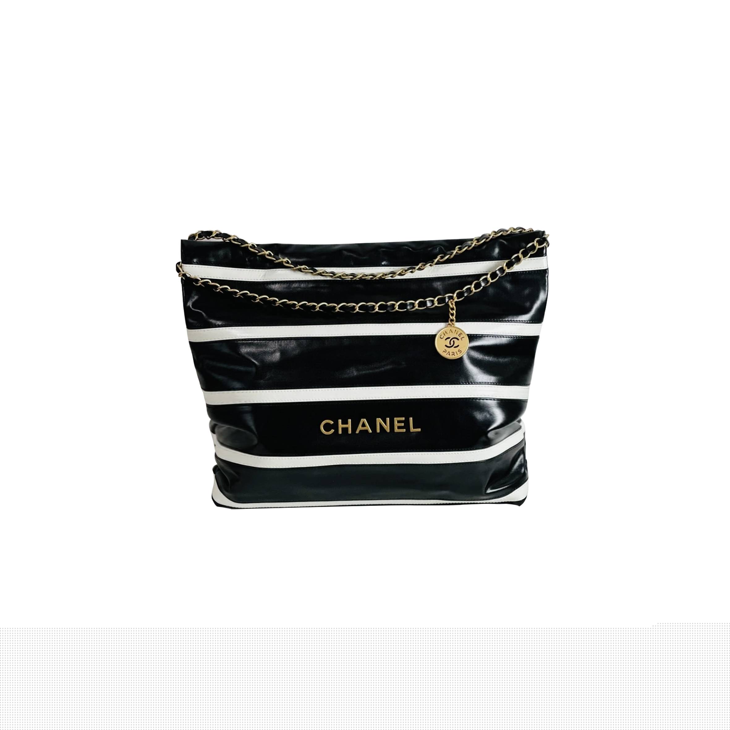 Ch*el 22 stripes casual style chain logo handbags as3261 (42*39*8cm)